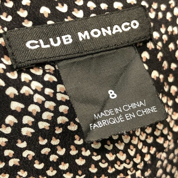 Club Monaco, silk printed mini dress - Picture 10 of 10